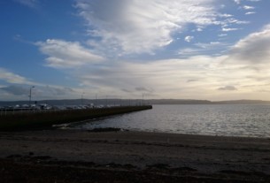 Helensburgh pier, photographed in October 2018