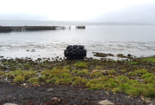 Mysterious buoy by Craigendoran Pier