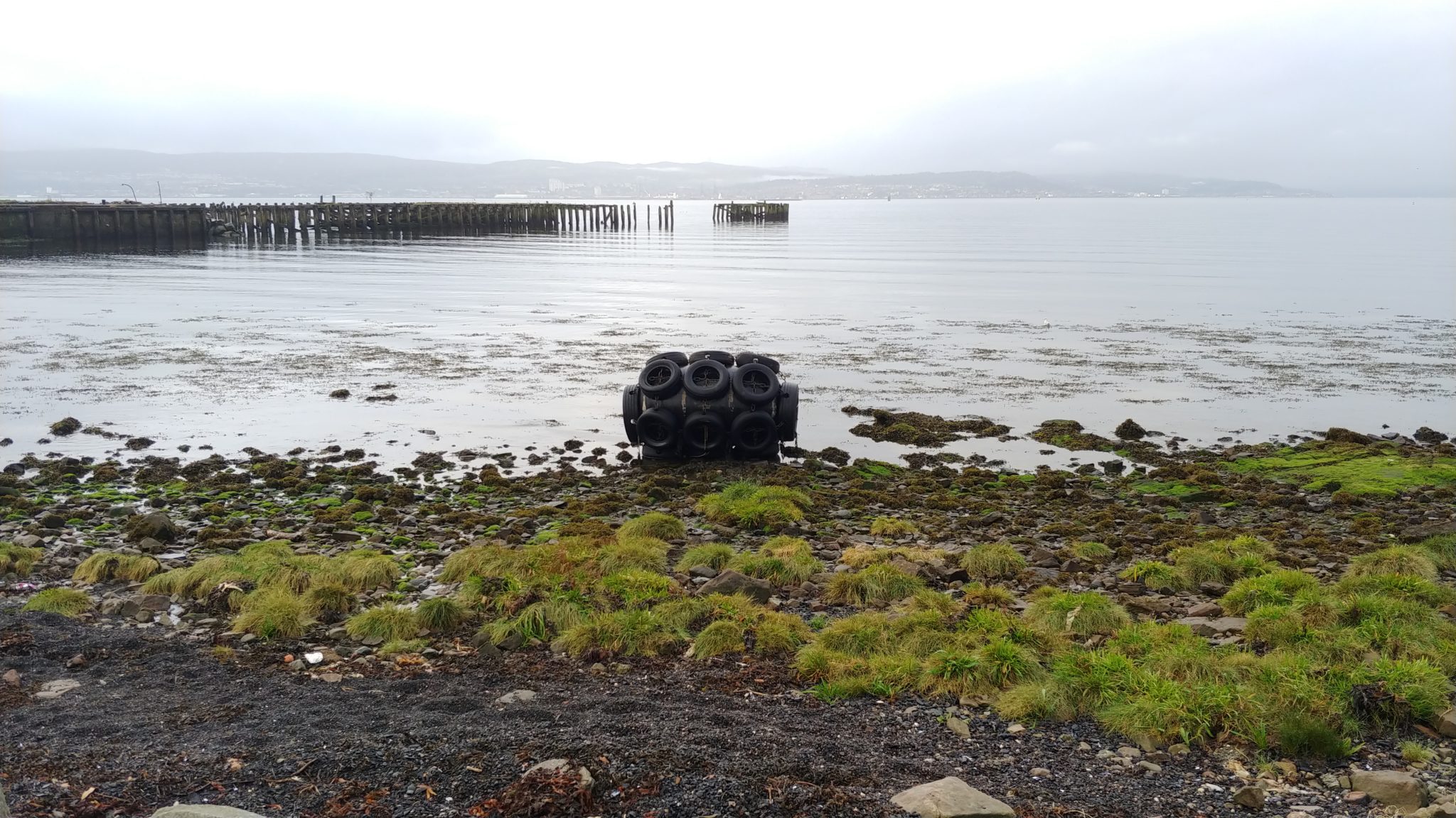 Mysterious buoy by Craigendoran Pier