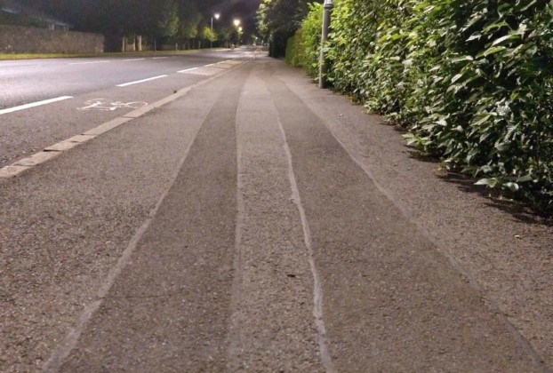 Slug lanes on Sinclair Street